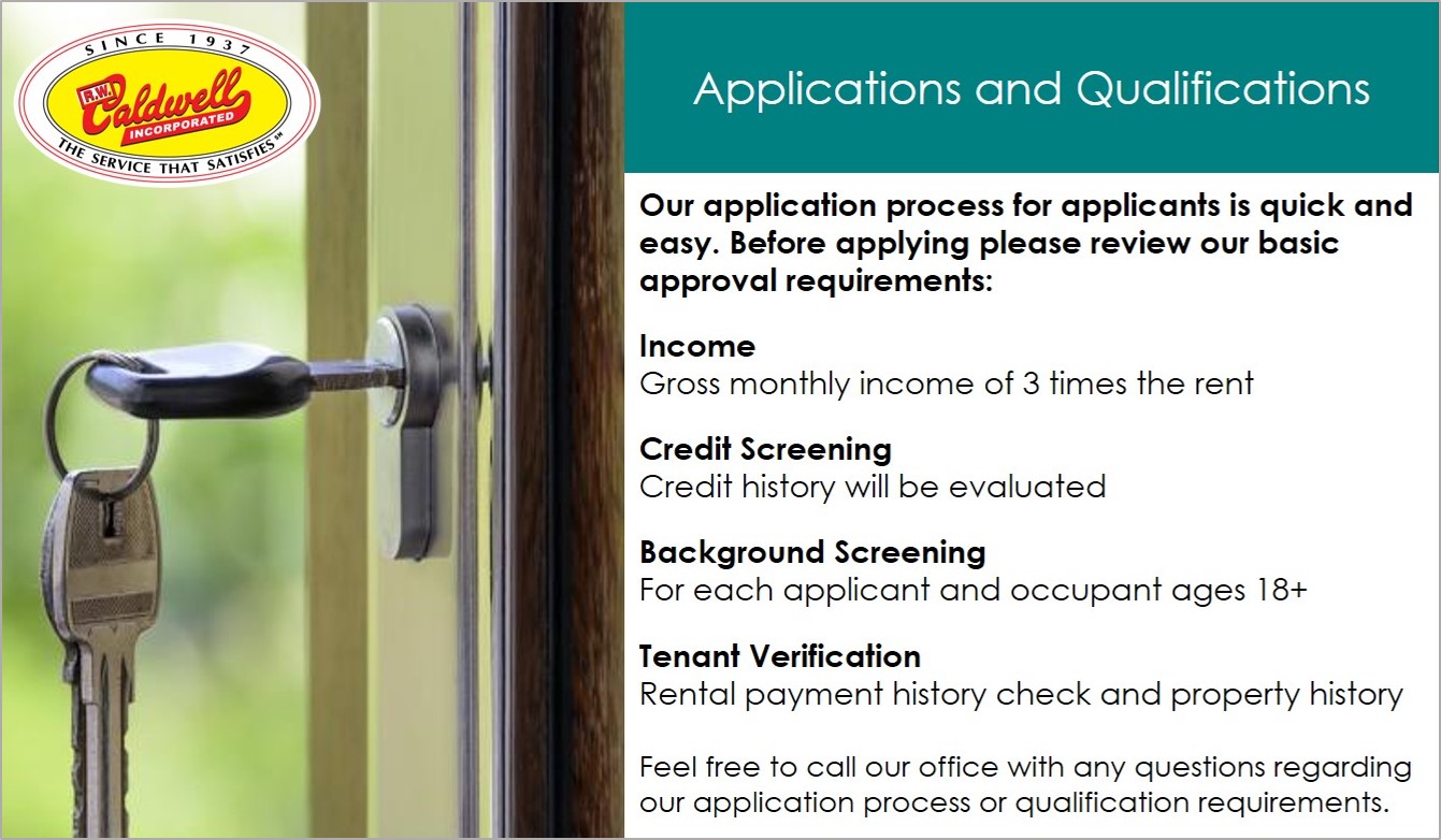 Final Rental Image Application and Qualifications RW Caldwell